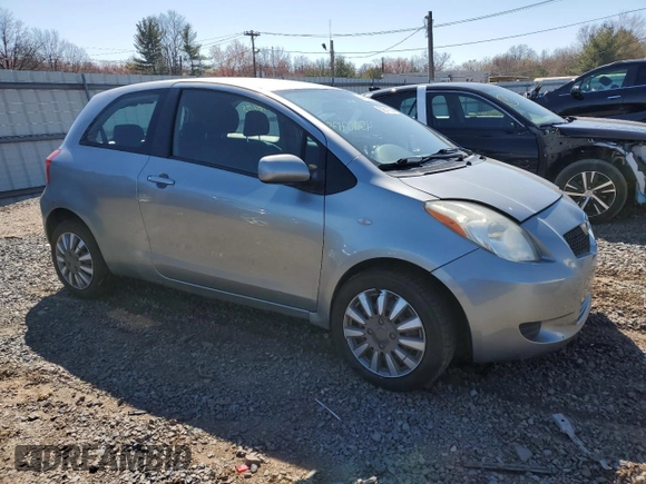 2007 Toyota Yaris with VIN JTDJT923975057611, listed as a Copart auction lot 50801955 with 106,474 mi miles and Clean Title. Bid and sale history available at carsss.com. Image 4.