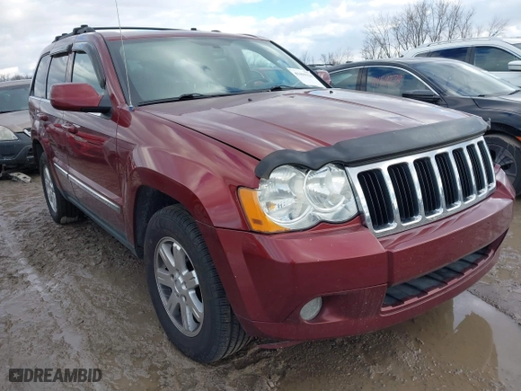 2009 Jeep Grand Cherokee Limited with VIN 1J8HR58P09C520498, listed as a IAAI auction lot 41419124 with 101,435 mi miles. Bid and sale history available at carsss.com. Image 1.