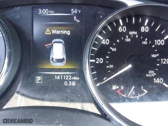 2016 Nissan Rogue SV with VIN 5N1AT2MV1GC896049, listed as a IAAI auction lot 41832355 with 141,122 mi miles. Bid and sale history available at carsss.com. Image 7.