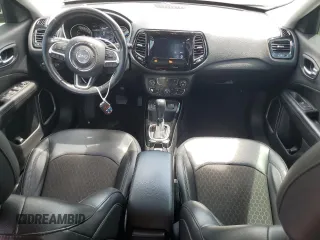 2020 Jeep Compass Latitude with VIN 3C4NJCBB1LT236568, listed as a Copart auction lot 53021825 with 65,114 mi miles and Salvage Title. Bid and sale history available at carsss.com. Image 8.