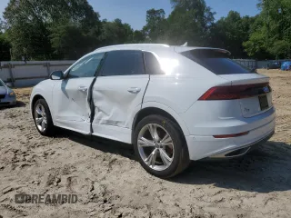 2019 Audi Q8 Premium Plus z VIN WA1BVAF15KD038166, wystawiony jako Copart lot #59090975 z przebiegiem 101 905 mil mil oraz Szkoda całkowita • Salvage title. Historia ofert i sprzedaży dostępna na DreamBid. Obrazek 2.