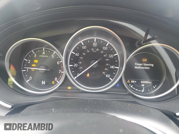 2022 Mazda CX-9 Touring with VIN JM3TCBCY6N0607357, listed as a Copart auction lot 54316745 with 66,888 mi miles and Salvage title. Bid and sale history available at DreamBid. Image 9.