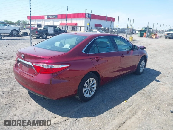 2016 Toyota Camry XLE with VIN 4T1BF1FK1GU506974, listed as a IAAI auction lot 41991611 with 102,451 mi miles and . Bid and sale history available at DreamBid. Image 4.