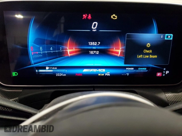 2023 Mercedes-Benz C 43 AMG with VIN W1KAF8HB4PR105840, listed as a Copart auction lot 42127305 with 16,712 mi miles and Salvage Title. Bid and sale history available at DreamBid. Image 9.