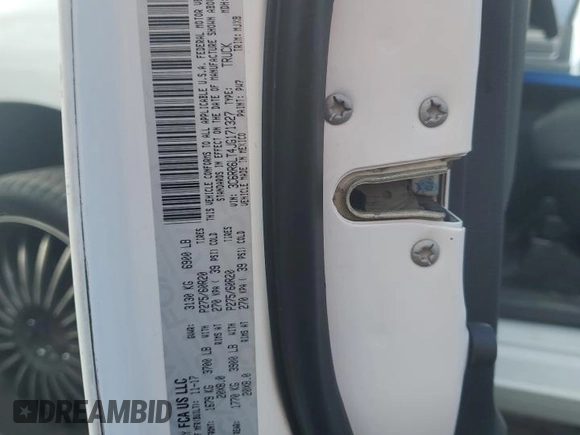 2018 Ram 1500 Big Horn with VIN 3C6RR6LT4JG171327, listed as a Copart auction lot 55954515 with 76,132 mi miles and Salvage title. Bid and sale history available at DreamBid. Image 12.