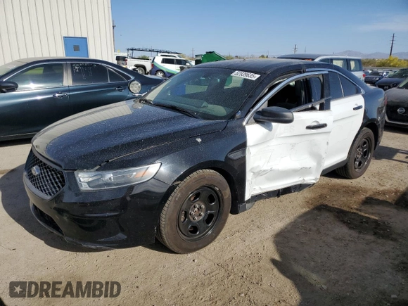 2019 Ford Police Interceptor Sedan with VIN 1FAHP2MK4KG103458, listed as a Copart auction lot 52939635 with 55,296 mi miles and Salvage Title. Bid and sale history available at carsss.com. Image 1.