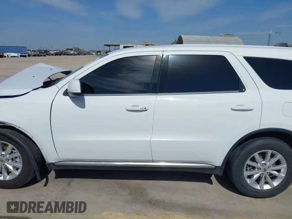 2021 Dodge Durango SXT Plus with VIN 1C4RDHAG9MC659236, listed as a IAAI auction lot 41754168 with 58,232 mi miles and . Bid and sale history available at DreamBid. Image 14.