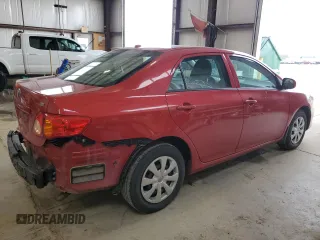 2010 Toyota Corolla with VIN 2T1BU4EE0AC368176, listed as a Copart auction lot 59730895 with 293,846 mi miles and Salvage title. Bid and sale history available at DreamBid. Image 3.