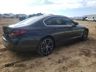 2023 BMW 5 Series 530e with VIN WBA13AG05PCM94563, listed as a Copart auction lot 87515145 with Not provided miles and Salvage title. Bid and sale history available at DreamBid. Image 3.
