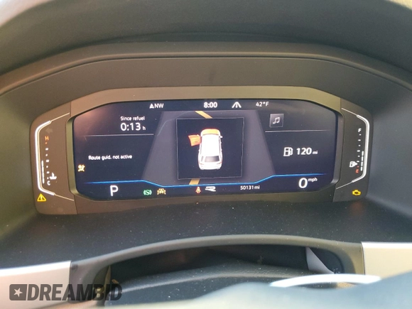 2021 Volkswagen Atlas SEL R-Line with VIN 1V2SR2CA3MC542999, listed as a Copart auction lot 86445984 with 50,131 mi miles and Salvage title. Bid and sale history available at DreamBid. Image 9.