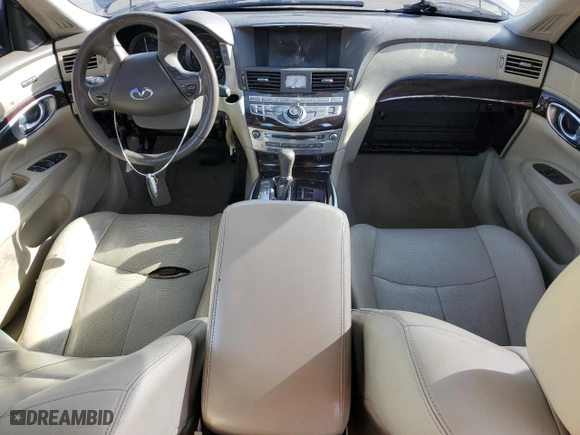 2011 Infiniti M37 with VIN JN1BY1AP7BM320028, listed as a Copart auction lot 50030105 with 196,597 mi miles and Salvage Title. Bid and sale history available at carsss.com. Image 8.