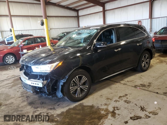 2018 Acura MDX with VIN 5J8YD4H34JL010626, listed as a Copart auction lot 61831845 with 98,865 mi miles and Salvage title. Bid and sale history available at DreamBid. Image 1.