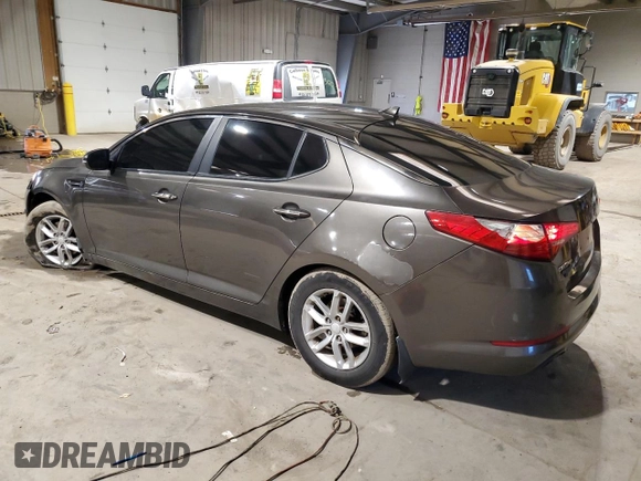 2013 Kia Optima LX with VIN 5XXGM4A76DG153878, listed as a Copart auction lot 45497455 with 101,842 mi miles and Salvage Title. Bid and sale history available at carsss.com. Image 2.
