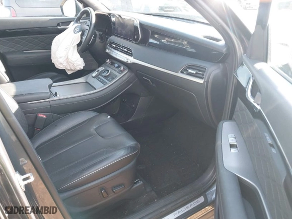 2022 Hyundai Palisade Calligraphy with VIN KM8R74HE0NU448535, listed as a IAAI auction lot 41443753 with 43,822 mi miles. Bid and sale history available at carsss.com. Image 5.
