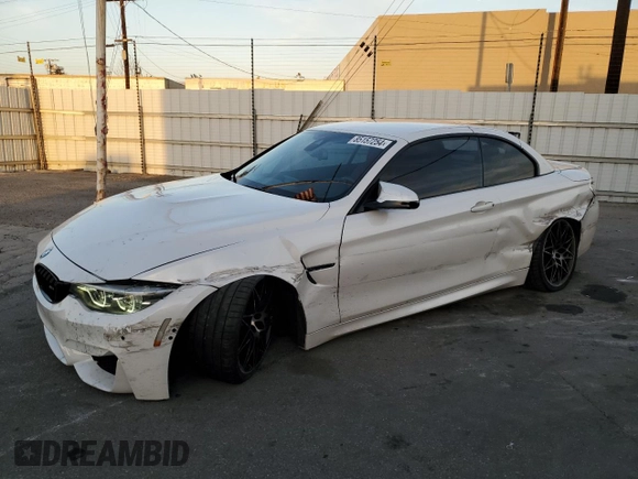2018 BMW M4 z VIN WBS4Z9C5XJED31199, wystawiony jako Copart lot #85157254 z przebiegiem 54 034 mil mil oraz Czysty tytuł • Clean title. Historia ofert i sprzedaży dostępna na DreamBid. Obrazek 1.