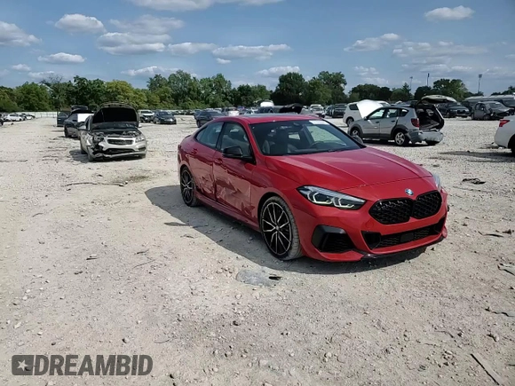2020 BMW 2 Series M235i xDrive with VIN WBA13AL04L7F94651, listed as a Copart auction lot 67935044 with 30,821 mi miles and Salvage Title. Bid and sale history available at carsss.com. Image 10.
