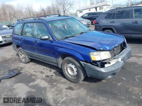 2003 Subaru Forester X with VIN JF1SG63633H748955, listed as a IAAI auction lot 41681834 with 236,196 mi miles. Bid and sale history available at carsss.com. Image 1.