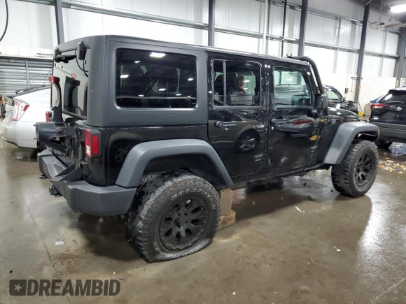 2018 Jeep Wrangler JK Unlimited Sport S with VIN 1C4BJWDGXJL830873, listed as a Copart auction lot 74534084 with 59,805 mi miles and Salvage Title. Bid and sale history available at carsss.com. Image 3.