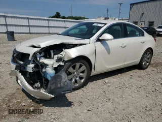 2014 Buick Regal with VIN 2G4GK5EX0E9221506, listed as a Copart auction lot 61941555 with 105,259 mi miles and Non repairable. Bid and sale history available at DreamBid. Image 1.