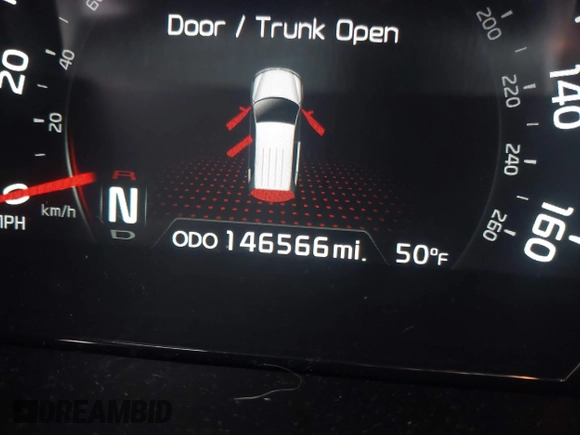 2014 Kia Sorento SX with VIN 5XYKW4A76EG549679, listed as a IAAI auction lot 41916294 with 146,566 mi miles. Bid and sale history available at carsss.com. Image 15.