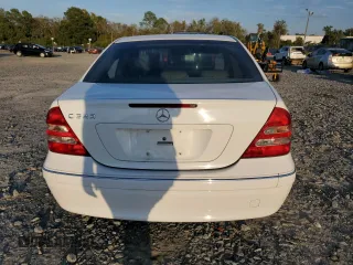 2003 Mercedes-Benz C 320 with VIN WDBRF64JX3F398183, listed as a Copart auction lot 73837514 with 129,526 mi miles and Salvage Title. Bid and sale history available at DreamBid. Image 6.