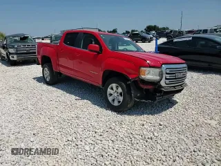 2015 GMC Canyon 2WD SLE with VIN 1GTG5BEA4F1220791, listed as a Copart auction lot 66525304 with 0 mi miles and Salvage Title. Bid and sale history available at carsss.com. Image 11.