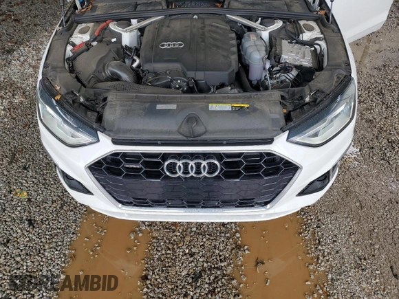 2021 Audi A4 S line Premium with VIN WAUDAAF41MA061966, listed as a Copart auction lot 48453555 with 37,794 mi miles and Salvage Title. Bid and sale history available at DreamBid. Image 11.