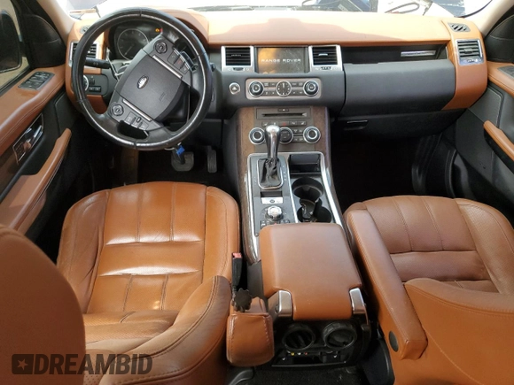 2010 Land Rover Range Rover Sport HSE LUX with VIN SALSK2D41AA229707, listed as a Copart auction lot 54154085 with 127,093 mi miles and Clean Title. Bid and sale history available at carsss.com. Image 8.