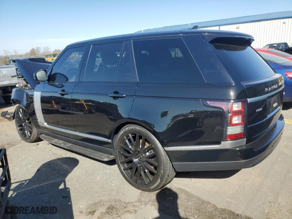 2016 Land Rover Range Rover HSE with VIN SALGS2PF8GA291228, listed as a Copart auction lot 49583555 with 62,787 mi miles and Salvage Title. Bid and sale history available at carsss.com. Image 2.