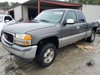 1999 GMC New Sierra 1500 SLE with VIN 2GTEK19T8X1510453, listed as a Copart auction lot 85263074 with 0 mi miles and Salvage Title. Bid and sale history available at carsss.com. Image 1.