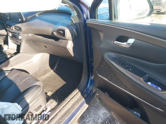 2020 Hyundai Santa Fe SEL with VIN 5NMS3CAA5LH273416, listed as a IAAI auction lot 41423152 with 94,920 mi miles. Bid and sale history available at carsss.com. Image 5.