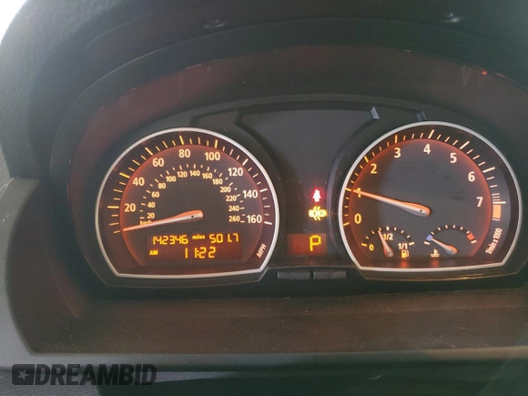 2008 BMW X3 3.0si with VIN WBXPC93458WJ18064, listed as a Copart auction lot 54932435 with 142,346 mi miles and Salvage Title. Bid and sale history available at DreamBid. Image 9.