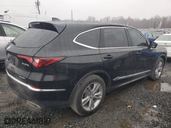 2023 Acura MDX with VIN 5J8YE1H36PL028064, listed as a Copart auction lot 81666304 with 16,586 mi miles and Salvage Title. Bid and sale history available at carsss.com. Image 3.