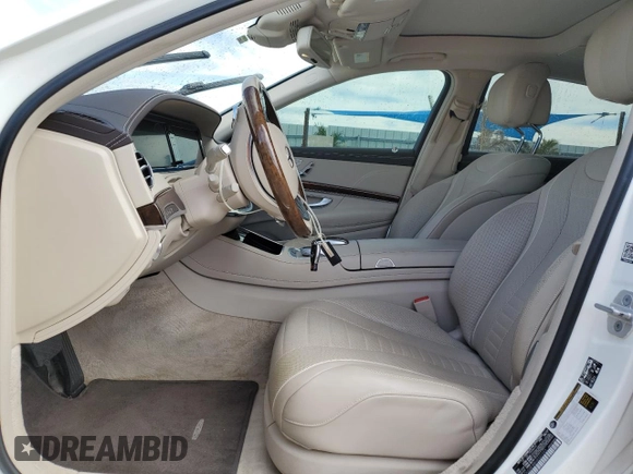 2017 Mercedes-Benz S 550 with VIN WDDUG8FB8HA331053, listed as a Copart auction lot 41588304 with 46,318 mi miles and Salvage Title. Bid and sale history available at carsss.com. Image 7.