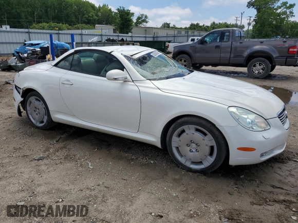 2003 Lexus SC 430 z VIN JTHFN48Y730038082, wystawiony jako Copart lot #52608085 z przebiegiem 133 491 mil mil oraz Szkody całkowita. Historia ofert i sprzedaży dostępna na DreamBid. Obrazek 4.