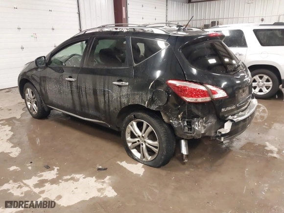 2011 Nissan Murano SL with VIN JN8AZ1MW0BW185072, listed as a IAAI auction lot 41028345 with 148,581 mi miles. Bid and sale history available at carsss.com. Image 3.