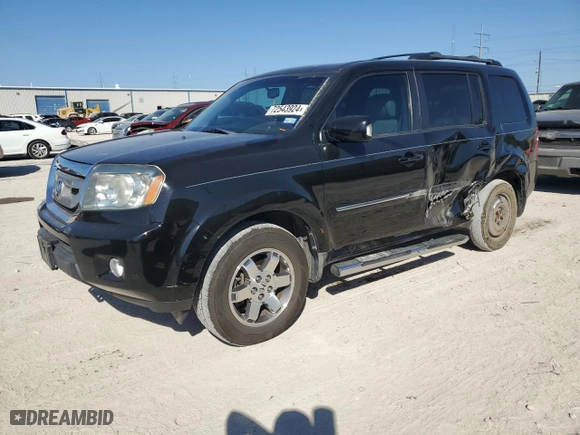 2009 Honda Pilot Touring with VIN 5FNYF38819B008152, listed as a Copart auction lot 72543924 with 245,522 mi miles and Salvage Title. Bid and sale history available at carsss.com. Image 1.