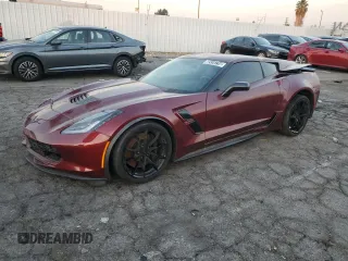 2017 Chevrolet Corvette Grand Sport 1LT with VIN 1G1YW2D76H5101460, listed as a Copart auction lot 82416714 with 24,679 mi miles and Clean Title. Bid and sale history available at carsss.com. Image 1.
