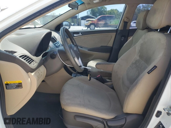 2013 Hyundai Accent GLS with VIN KMHCT4AE8DU310896, listed as a Copart auction lot 53706065 with 247,731 mi miles and Salvage Title. Bid and sale history available at carsss.com. Image 7.