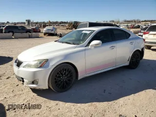 2010 Lexus IS 250 with VIN JTHBF5C22A5126316, listed as a Copart auction lot 46837375 with 196,838 mi miles and Salvage Title. Bid and sale history available at carsss.com. Image 1.