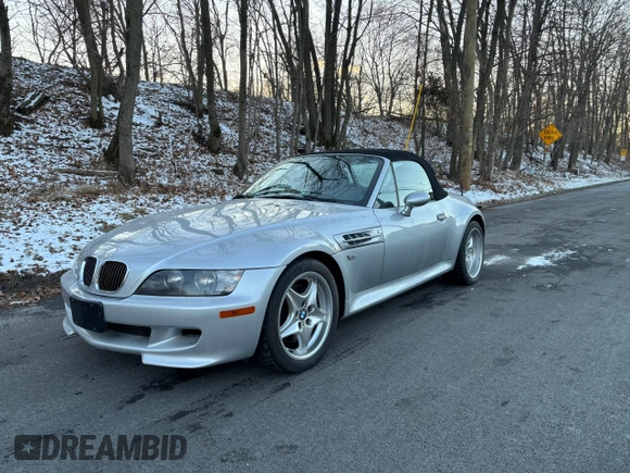 2000 BMW Z3 M 3.2L with VIN WBSCK9349YLC93283, listed as a Copart auction lot 41692715 with 38,048 mi miles and Clean Title. Bid and sale history available at carsss.com. Image 2.