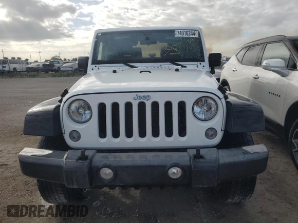 2017 Jeep Wrangler Sport with VIN 1C4AJWAG5HL502352, listed as a Copart auction lot 74010244 with 76,086 mi miles and Non Repairable. Bid and sale history available at DreamBid. Image 5.