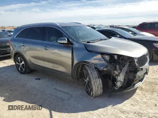 2017 Kia Sorento EX V6 with VIN 5XYPH4A59HG275008, listed as a Copart auction lot 46995155 with 79,534 mi miles and Salvage Title. Bid and sale history available at carsss.com. Image 4.