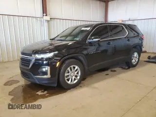 2023 Chevrolet Traverse LS with VIN 1GNERFKW2PJ336888, listed as a Copart auction lot 48381875 with 16,753 mi miles and Salvage Title. Bid and sale history available at carsss.com. Image 1.