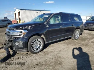 2024 Ford Expedition Max Limited с VIN 1FMJK2A86REA32431, выставлен на аукционе Copart как лот 48379375 с пробегом 22 719 миль миль и На запчасти • Non repairable. История ставок и продаж доступна на DreamBid. Изображение 1.