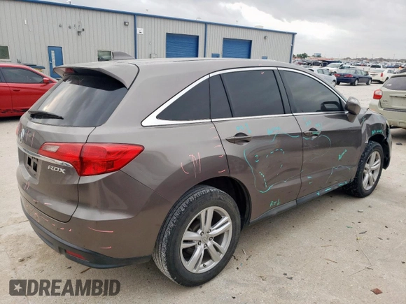 2013 Acura RDX Technology with VIN 5J8TB3H57DL016503, listed as a Copart auction lot 53882675 with 198,949 mi miles and Salvage title. Bid and sale history available at DreamBid. Image 3.