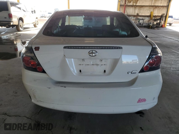 2010 Scion tC with VIN JTKDE3B70A0304955, listed as a Copart auction lot 50008665 with 104,884 mi miles and Salvage Title. Bid and sale history available at carsss.com. Image 6.