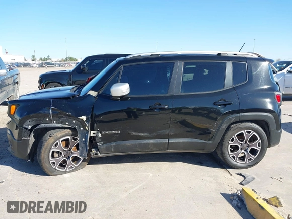 2016 Jeep Renegade Limited with VIN ZACCJADT9GPE06903, listed as a IAAI auction lot 41205563 with 115,171 mi miles and . Bid and sale history available at DreamBid. Image 15.