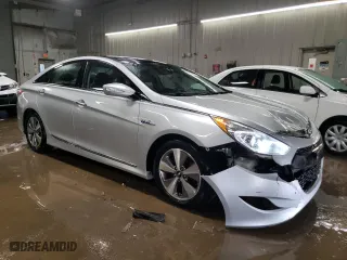 2012 Hyundai Sonata Hybrid with VIN KMHEC4A40CA022676, listed as a Copart auction lot 51004095 with 154,146 mi miles and Salvage Title. Bid and sale history available at carsss.com. Image 4.