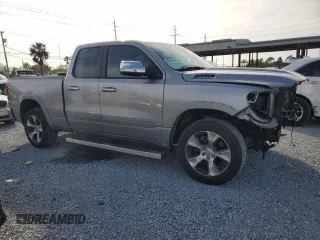 2020 Ram 1500 Laramie with VIN 1C6SRFDTXLN165641, listed as a Copart auction lot 43008465 with 67,166 mi miles and Non Repairable. Bid and sale history available at carsss.com. Image 4.